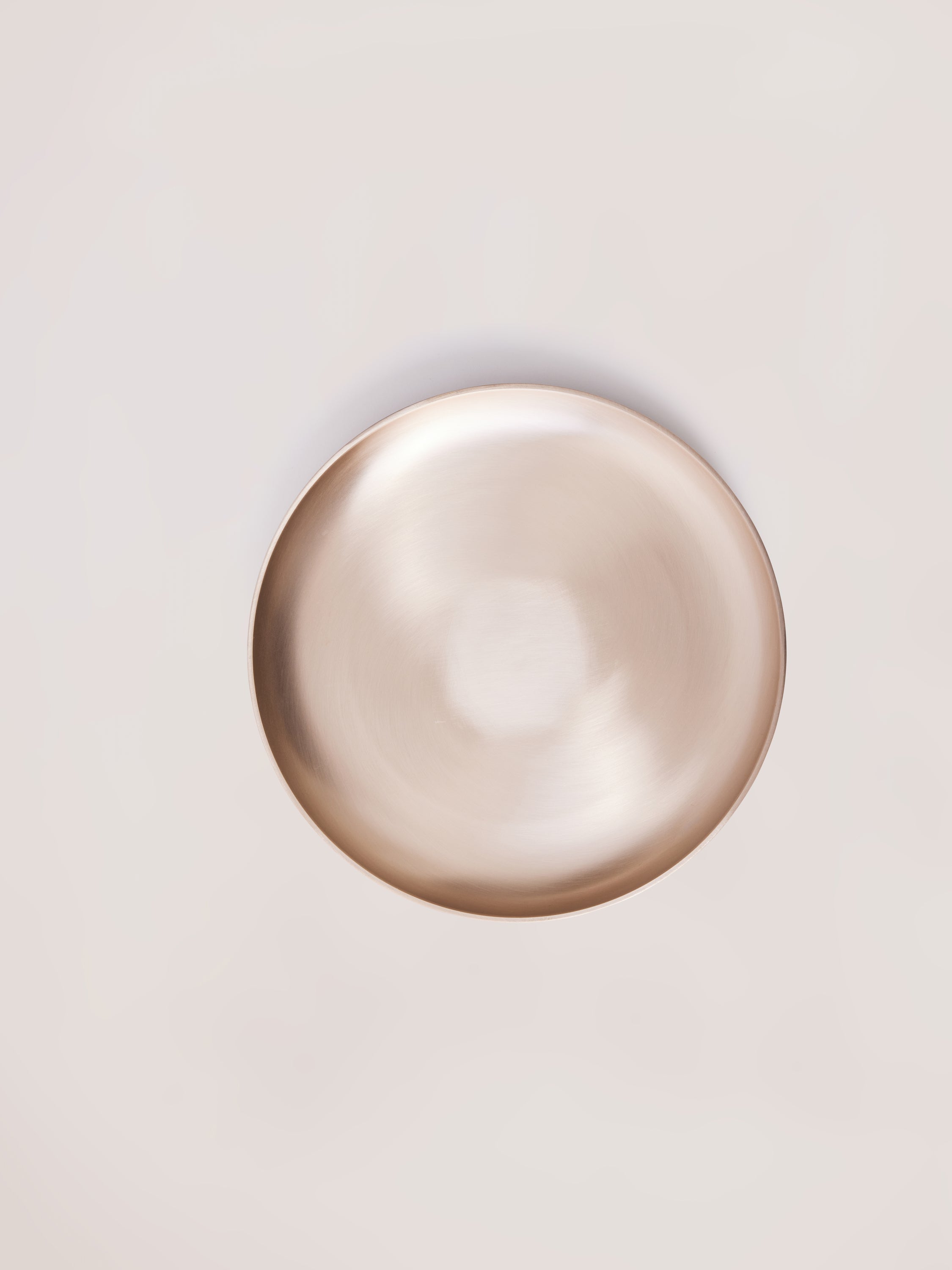 Luxe kansa bronze side plate 7.5 inch top view