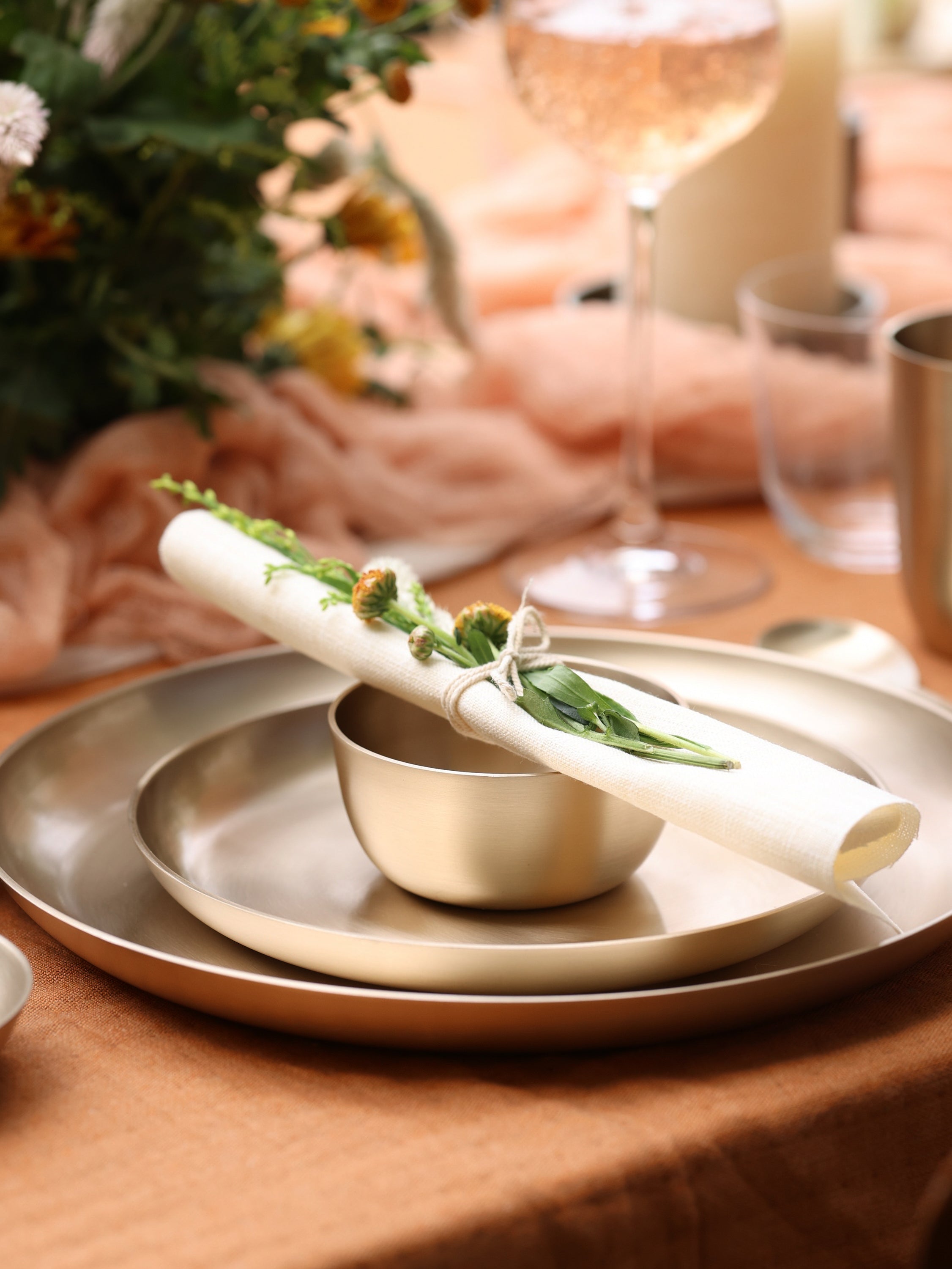 Luxury Kansa dinnerware