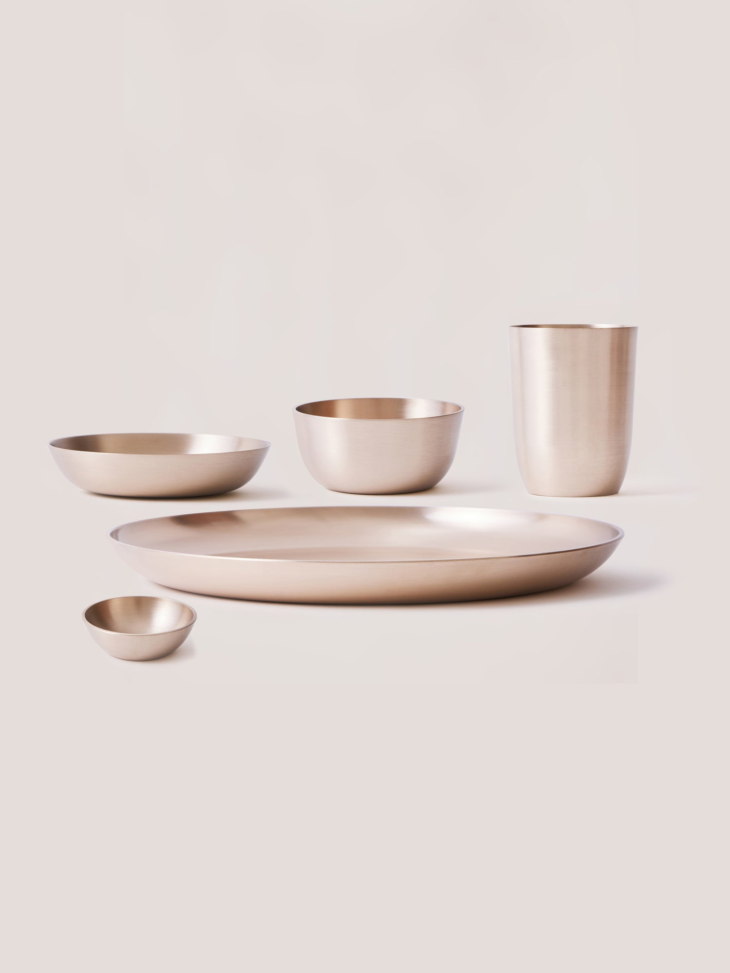 Luxury kansa dinner set 5 pieces