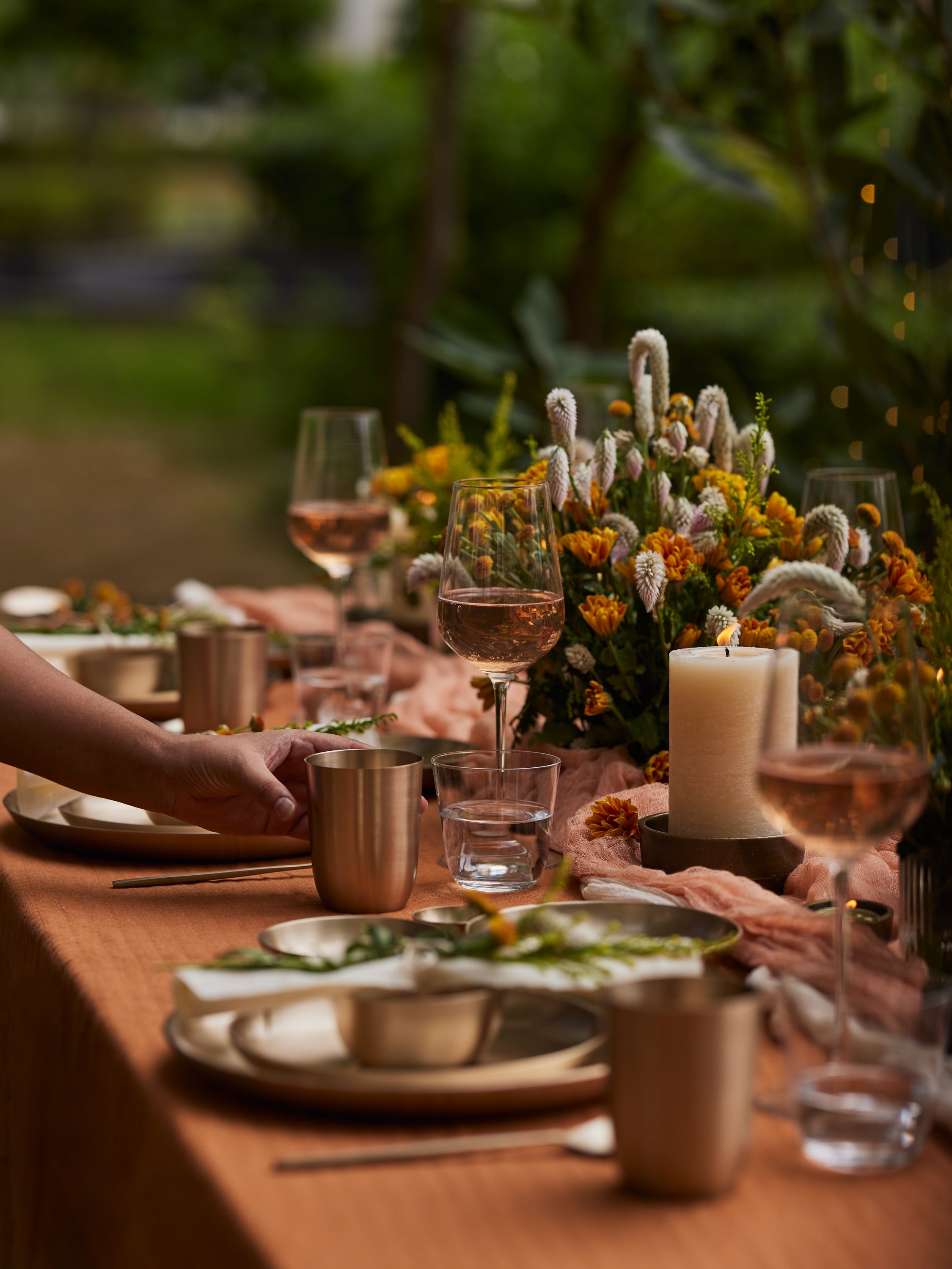 Luxury tableware made with Kansa