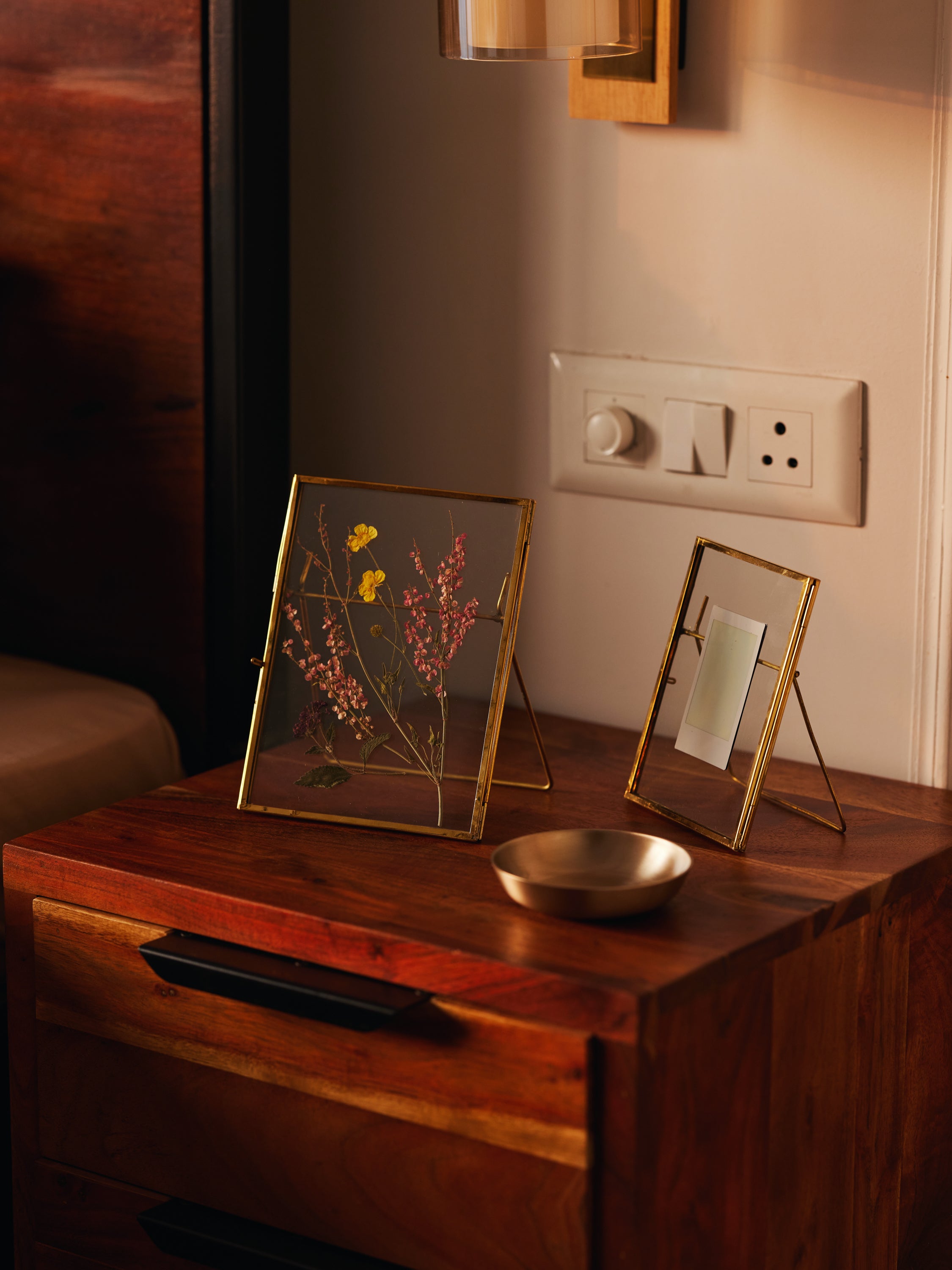 Photo Frames Set, Brass & Glass moodshot