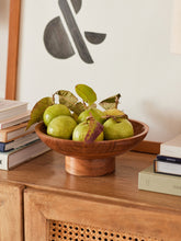 Raise Curve Bowl, Acacia Wood - Fleck