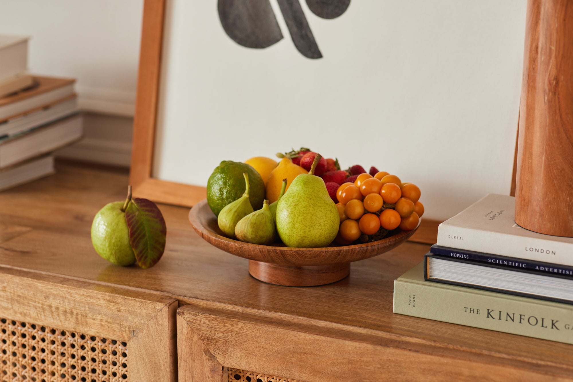 Raise Flat Bowl, Acacia Wood - Fleck