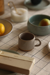 Sand Grey Ceramic Cup for Tea and Coffee