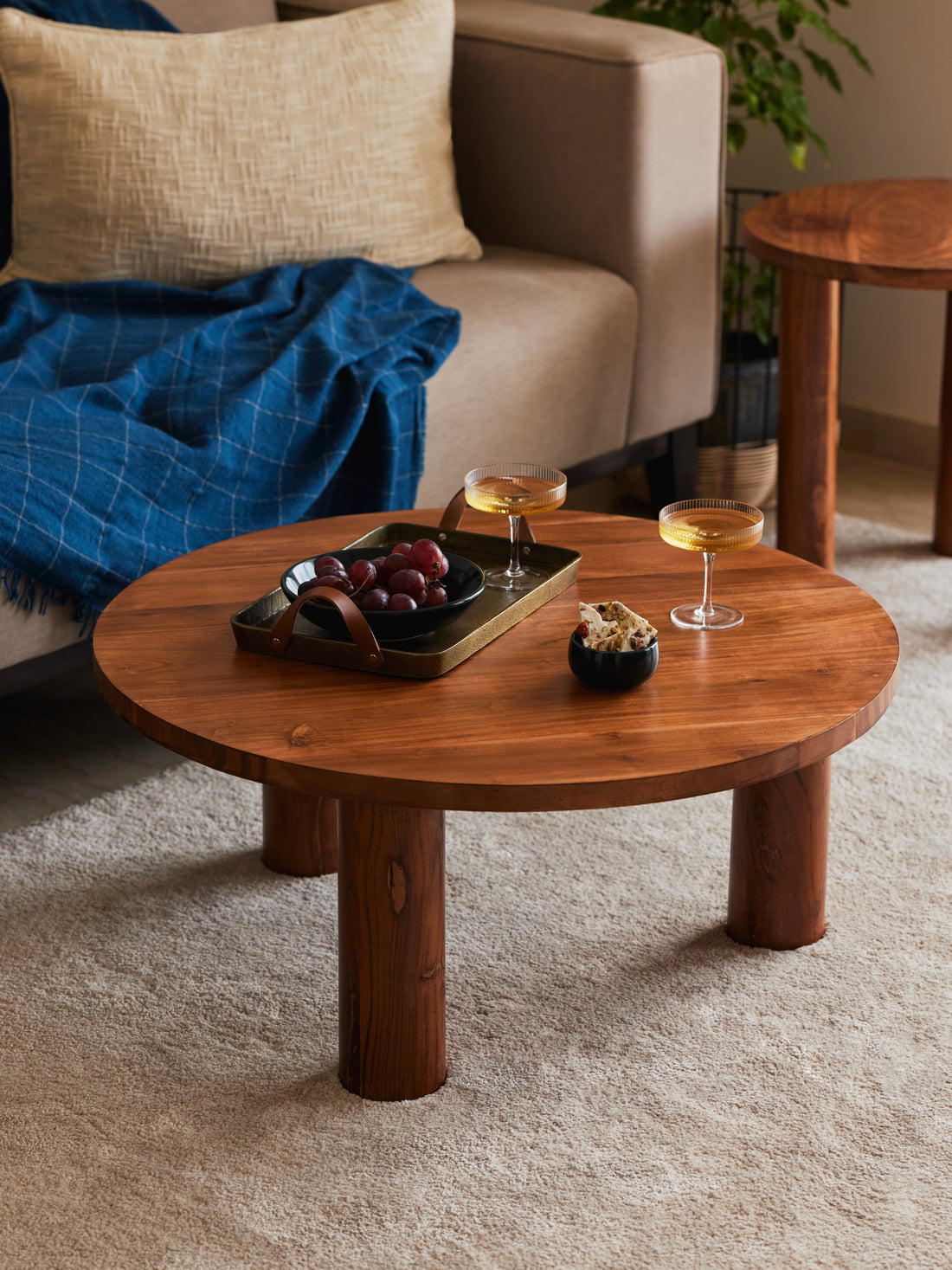 Skog Solid wood coffee table by Fleck