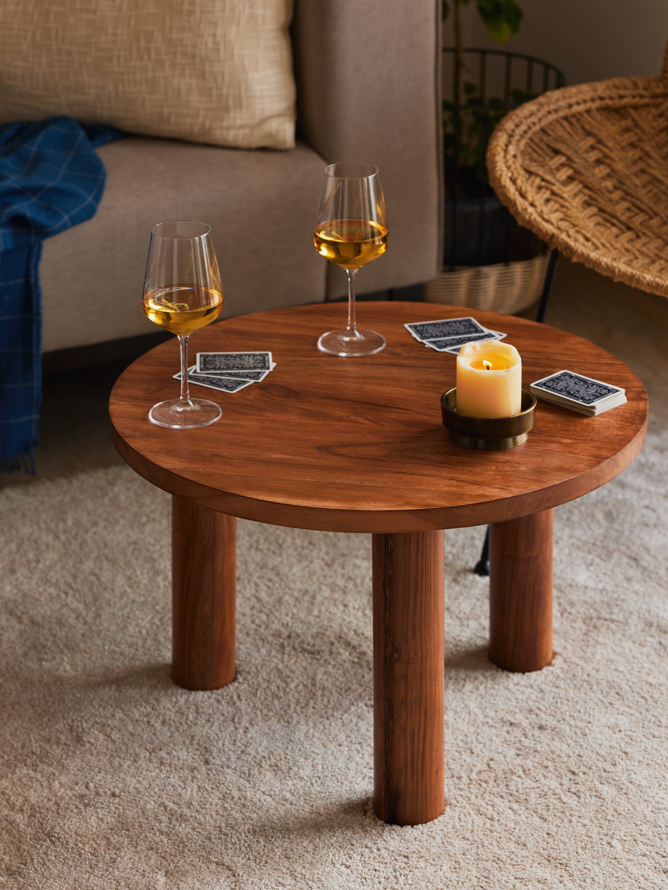 Skog solid wood coffee table for living room