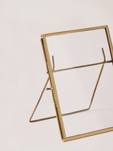 Small Photo Frame, Brass & Glass Edge Detail