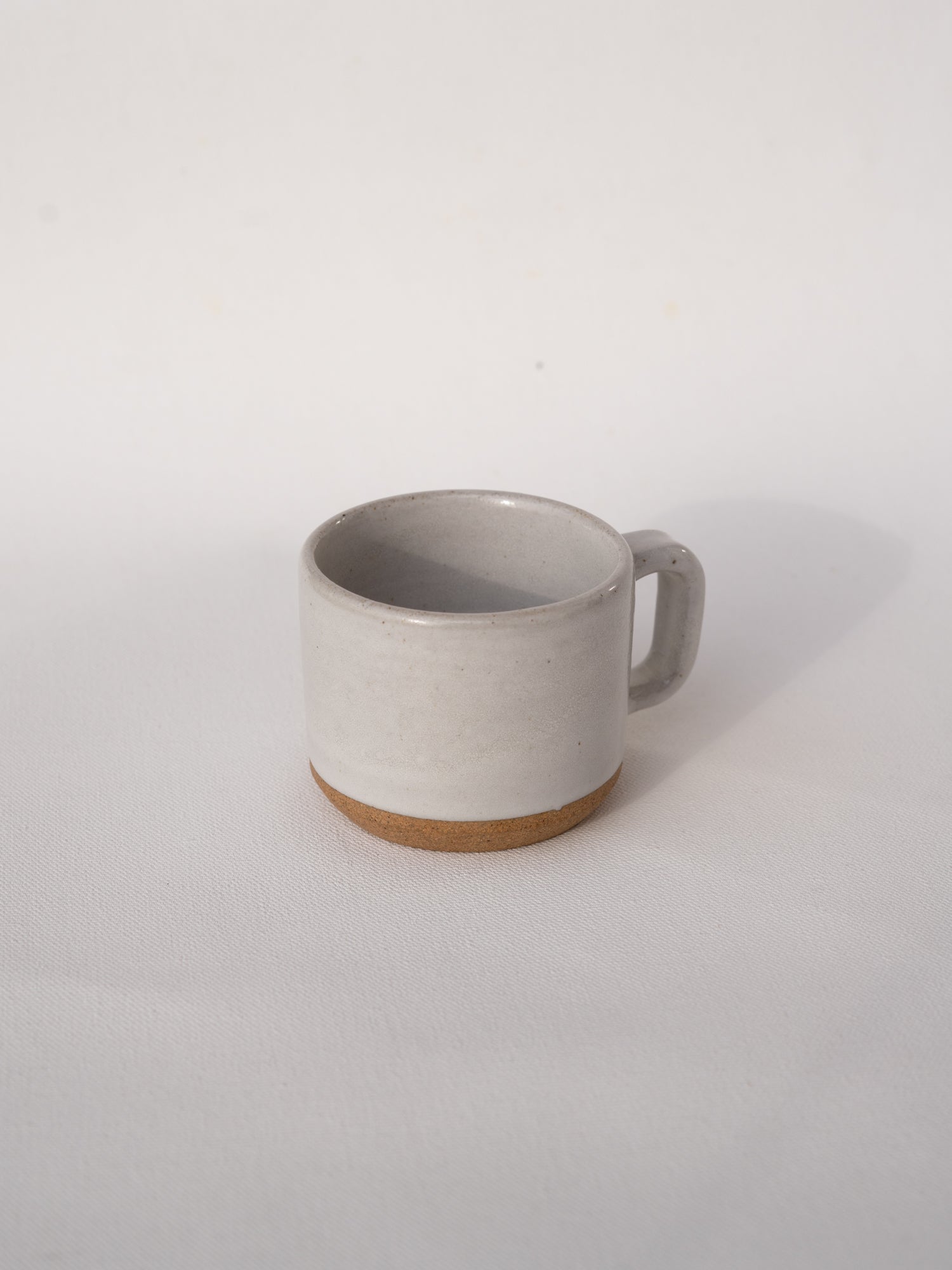 Snowdrop Small White Ceramic Mugs For Tea