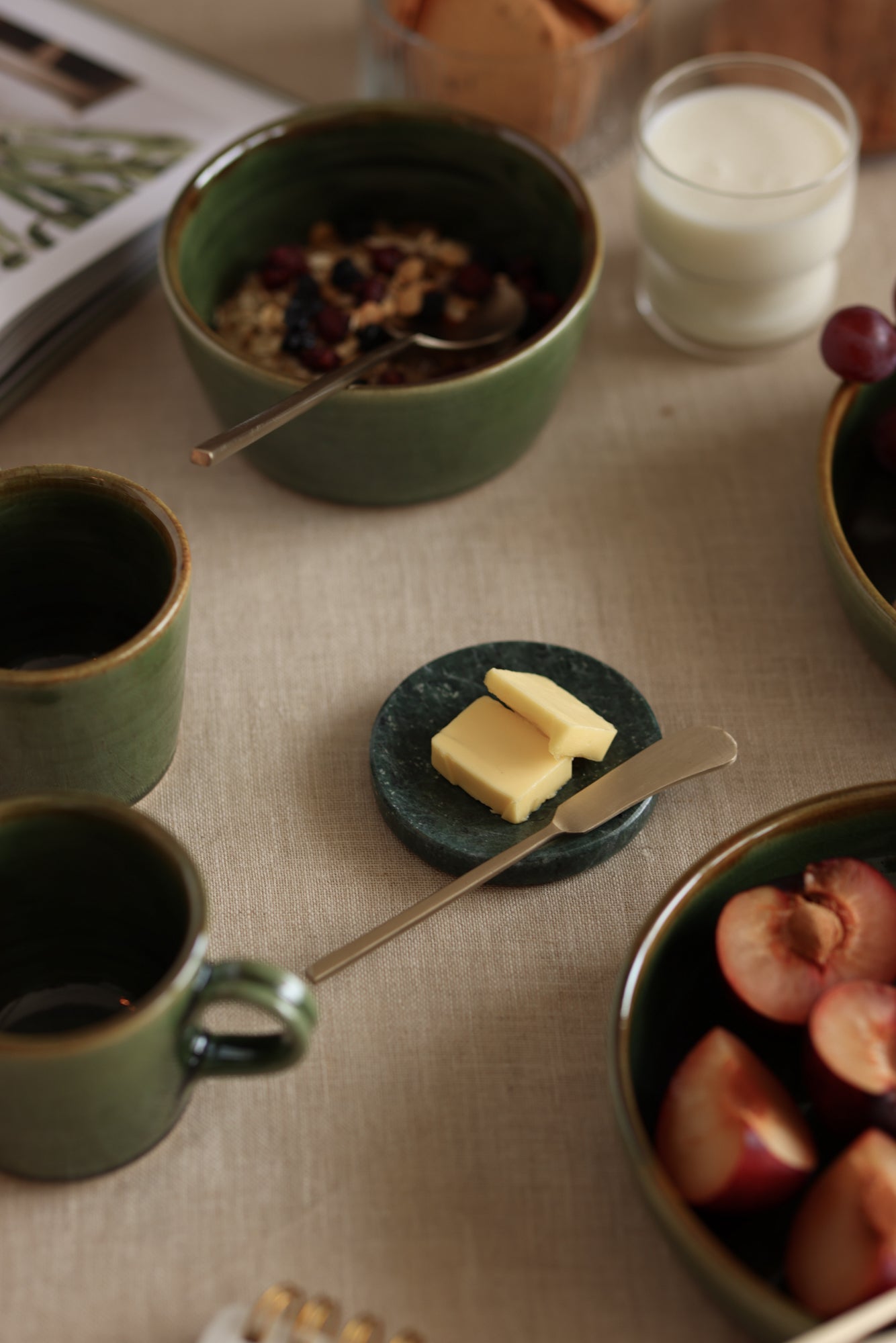 Taihi Butter Knives Set, Champagne Gold - Fleck
