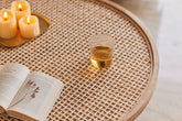 Round table for drinks