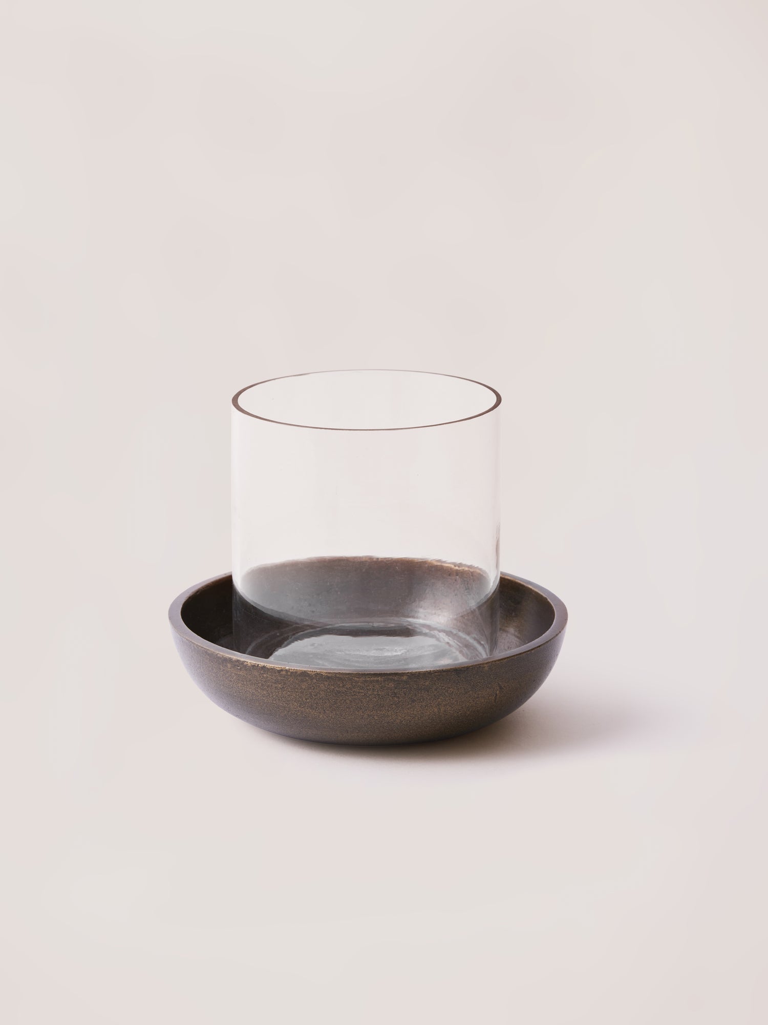 Umbra Aluminium and Glass Lantern - Fleck
