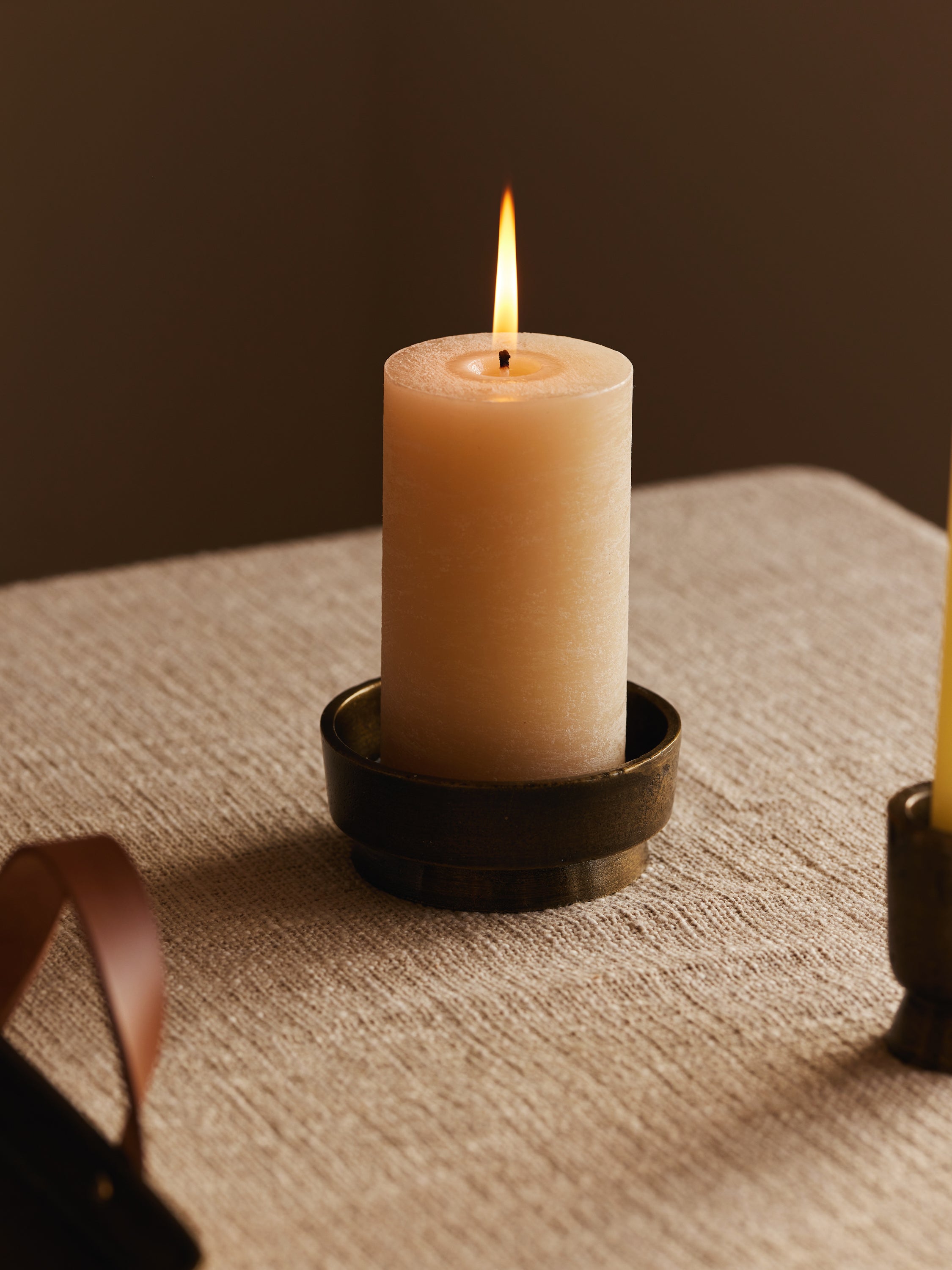 Metal Candle holder for home decor.
