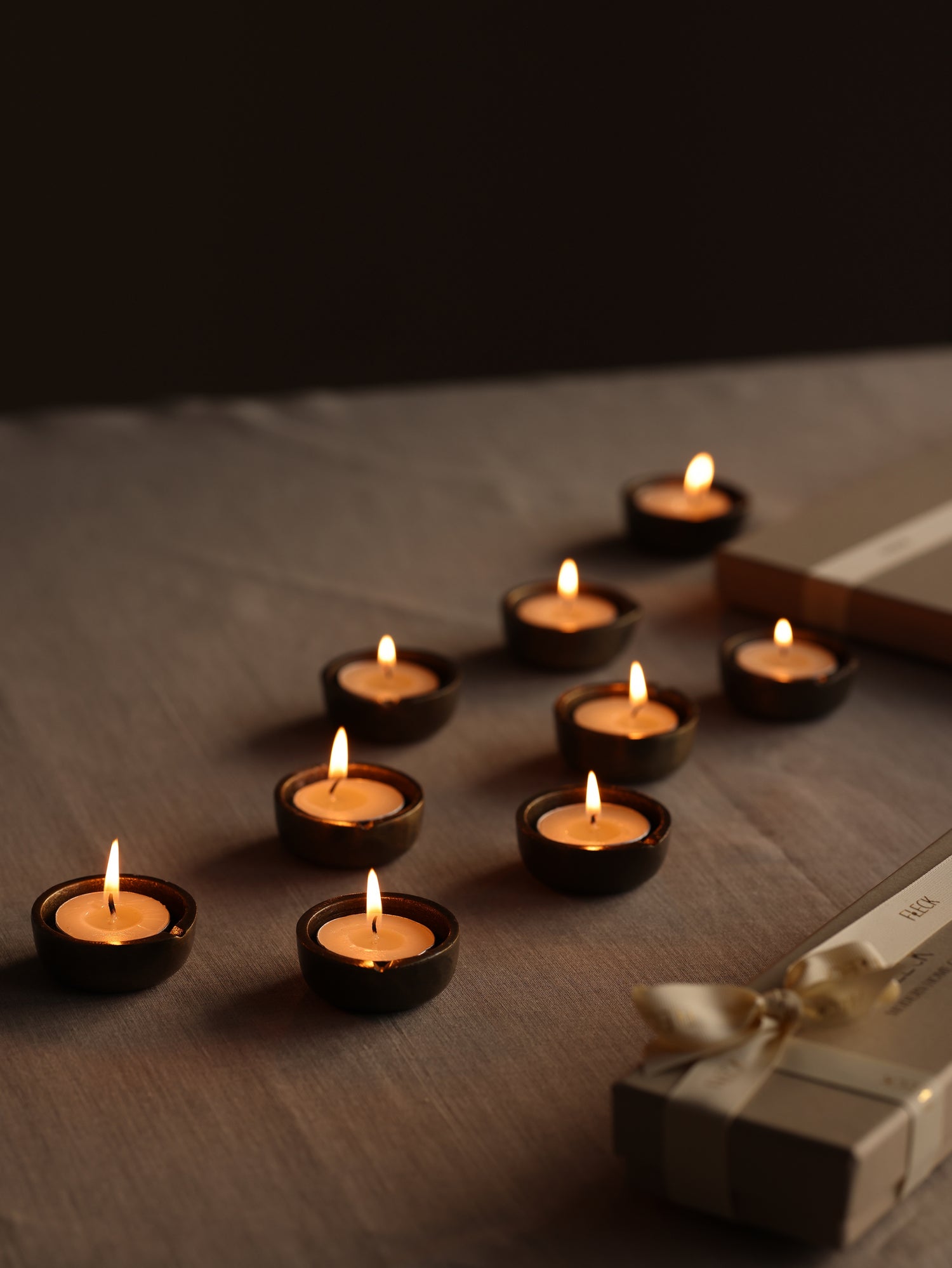 Umbra Tealight Holders, Set of 9 - Fleck