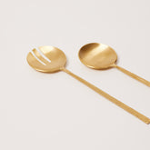 Wabi Brass Servers, Set of 2 Close Up