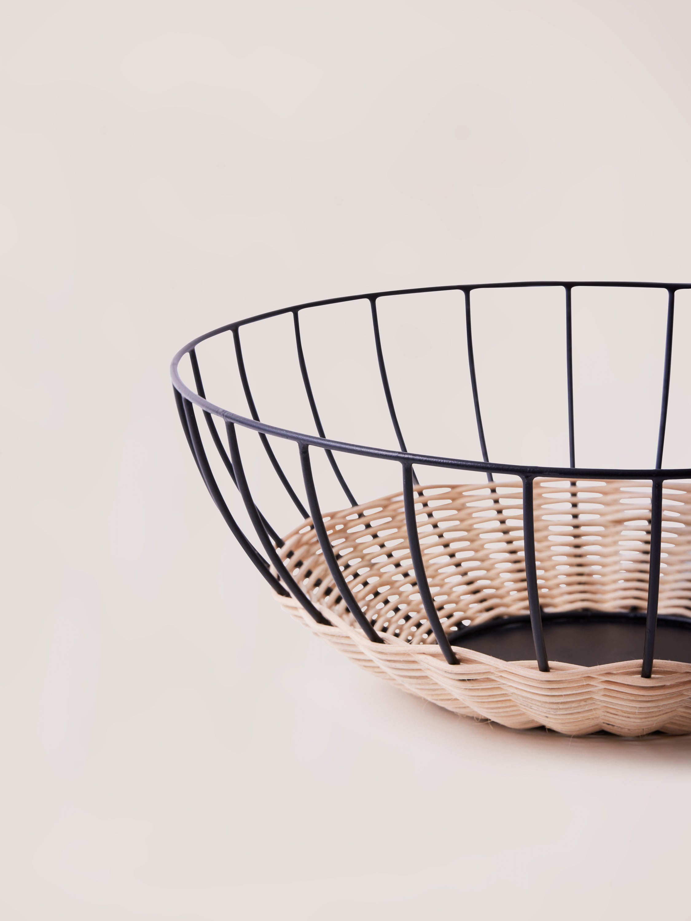 Cabo Natural Rattan Fruit Basket - Fleck