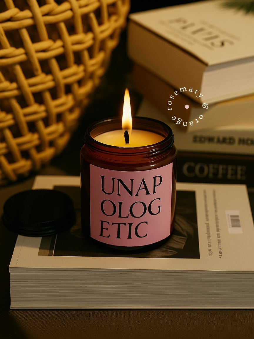 Unapologetic Candle | Rosemary + Orange