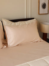 Blush Luxe Sateen Pillow and Bed Sheet