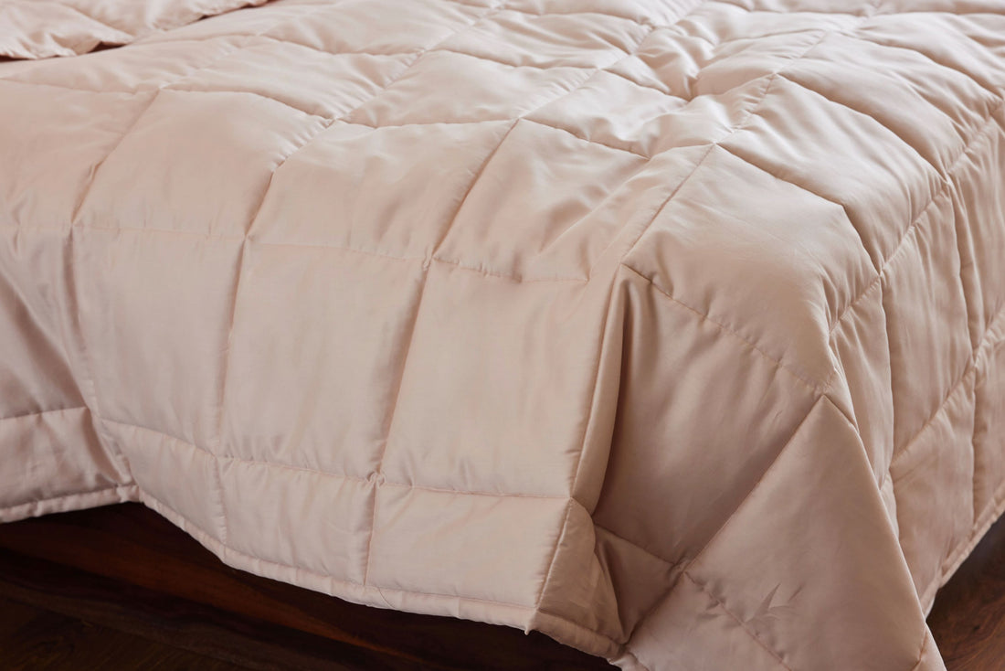 Blush Percale Box Comforter