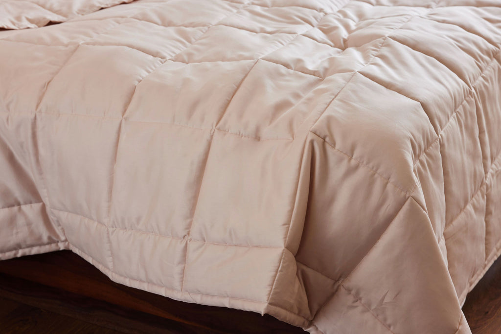 Blush Percale Box Comforter