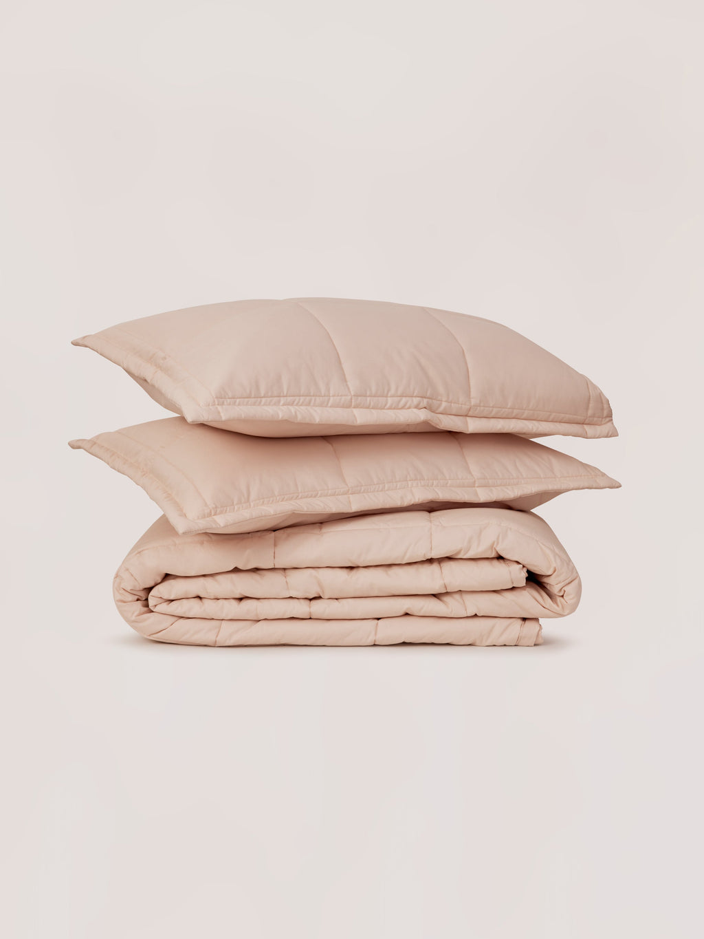 Blush Percale Box Comforter Set