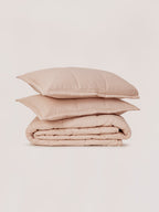 Blush Percale Box Comforter Set