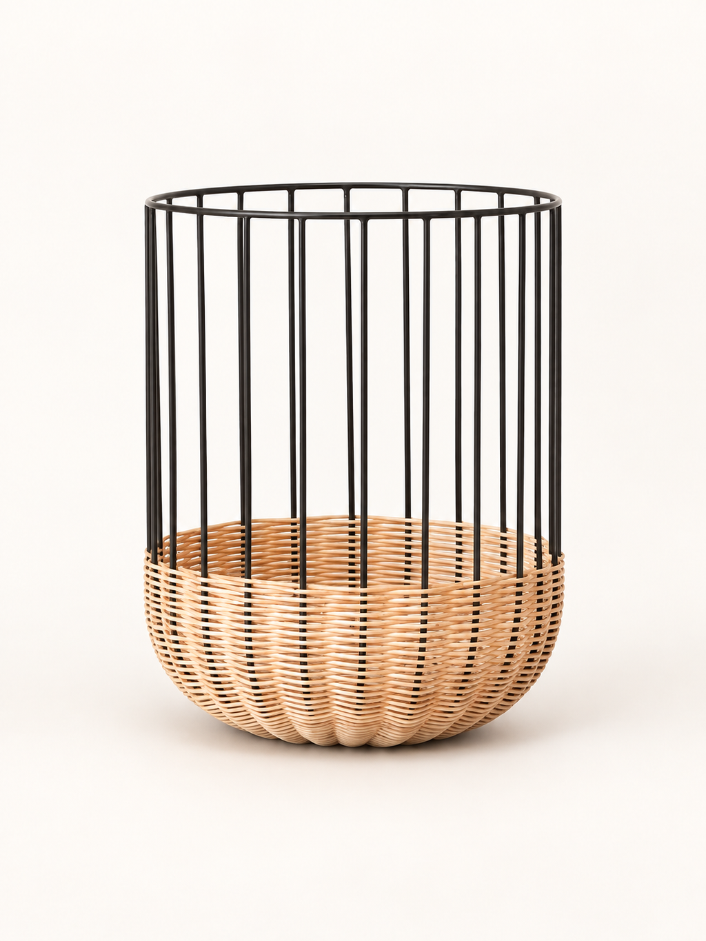 Cabo Natural Rattan Laundry Basket, Medium