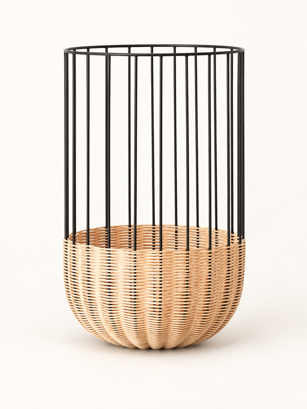 Cabo Natural Rattan Laundry Basket, Large
