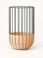 Cabo Natural Rattan Laundry Basket, Large