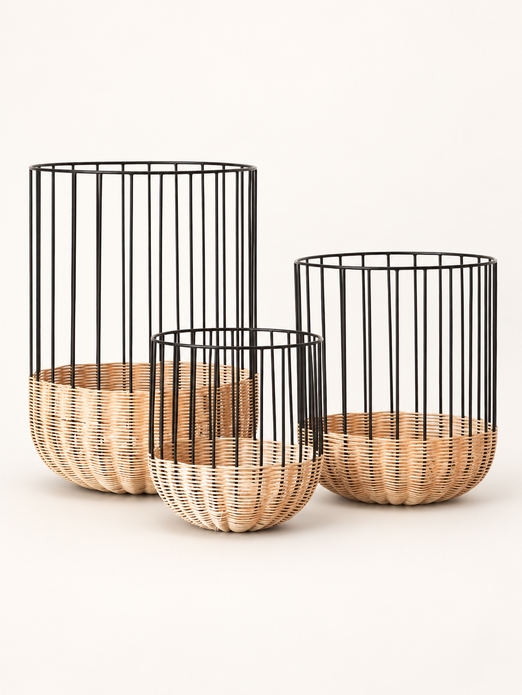 Cabo Natural Rattan Laundry Basket, Large