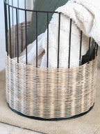 Premium rattan basket for clothes.