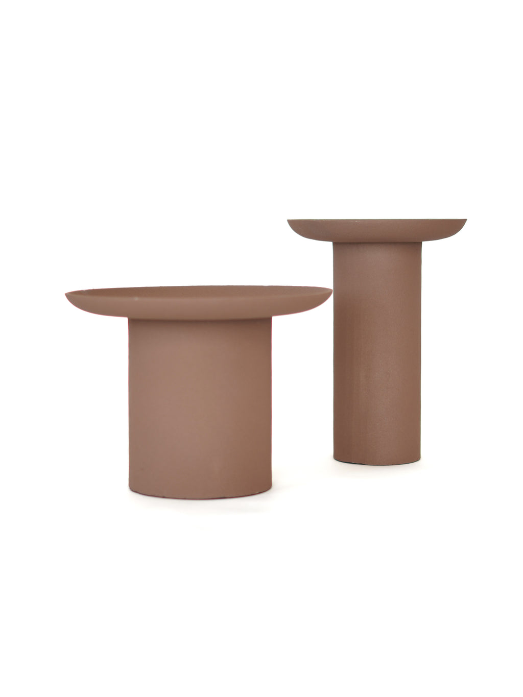 Cinnabari Vase, Tall, Mocha Mousse