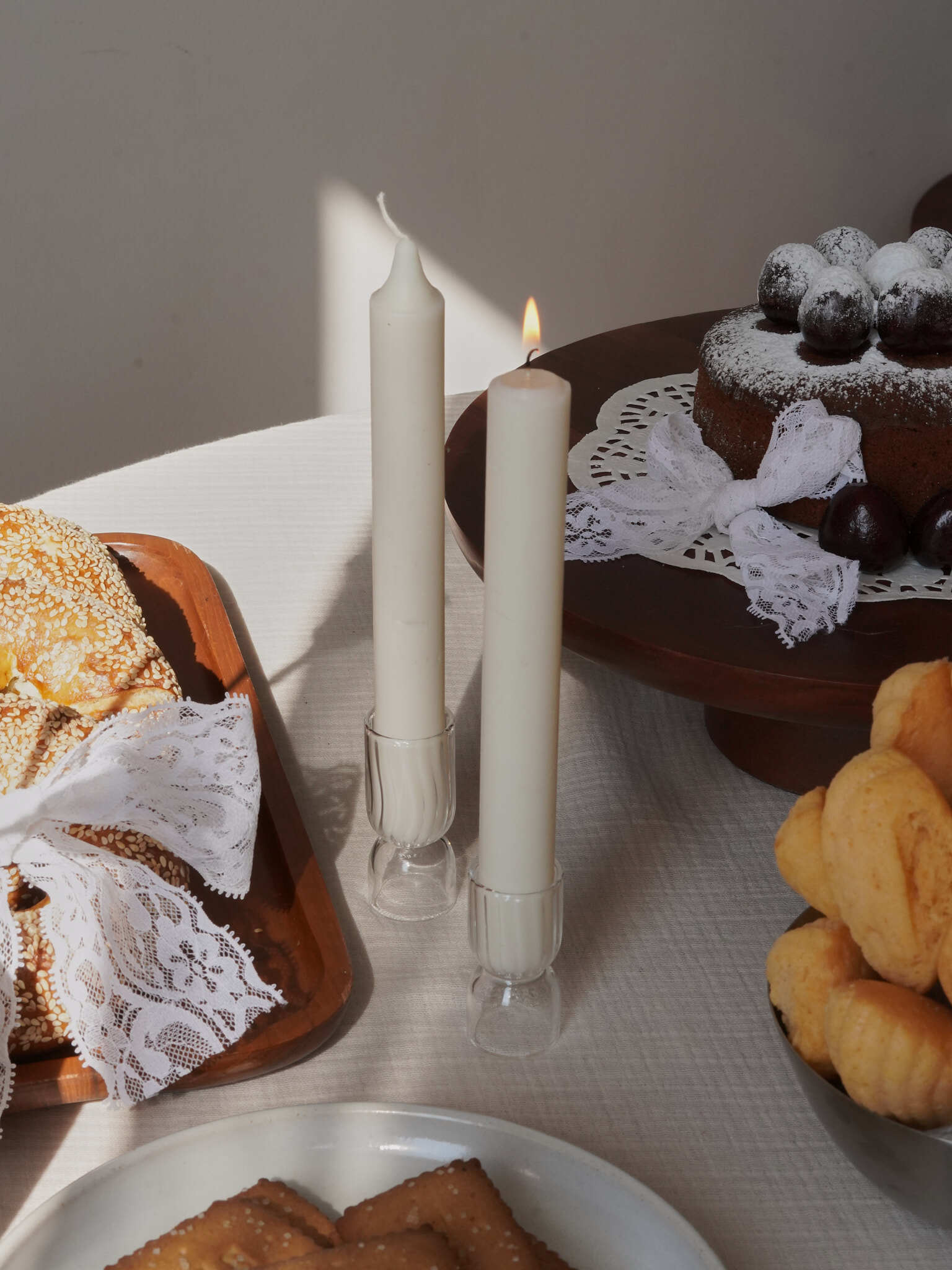 Kira Dinner Candle Holder, Set of 2