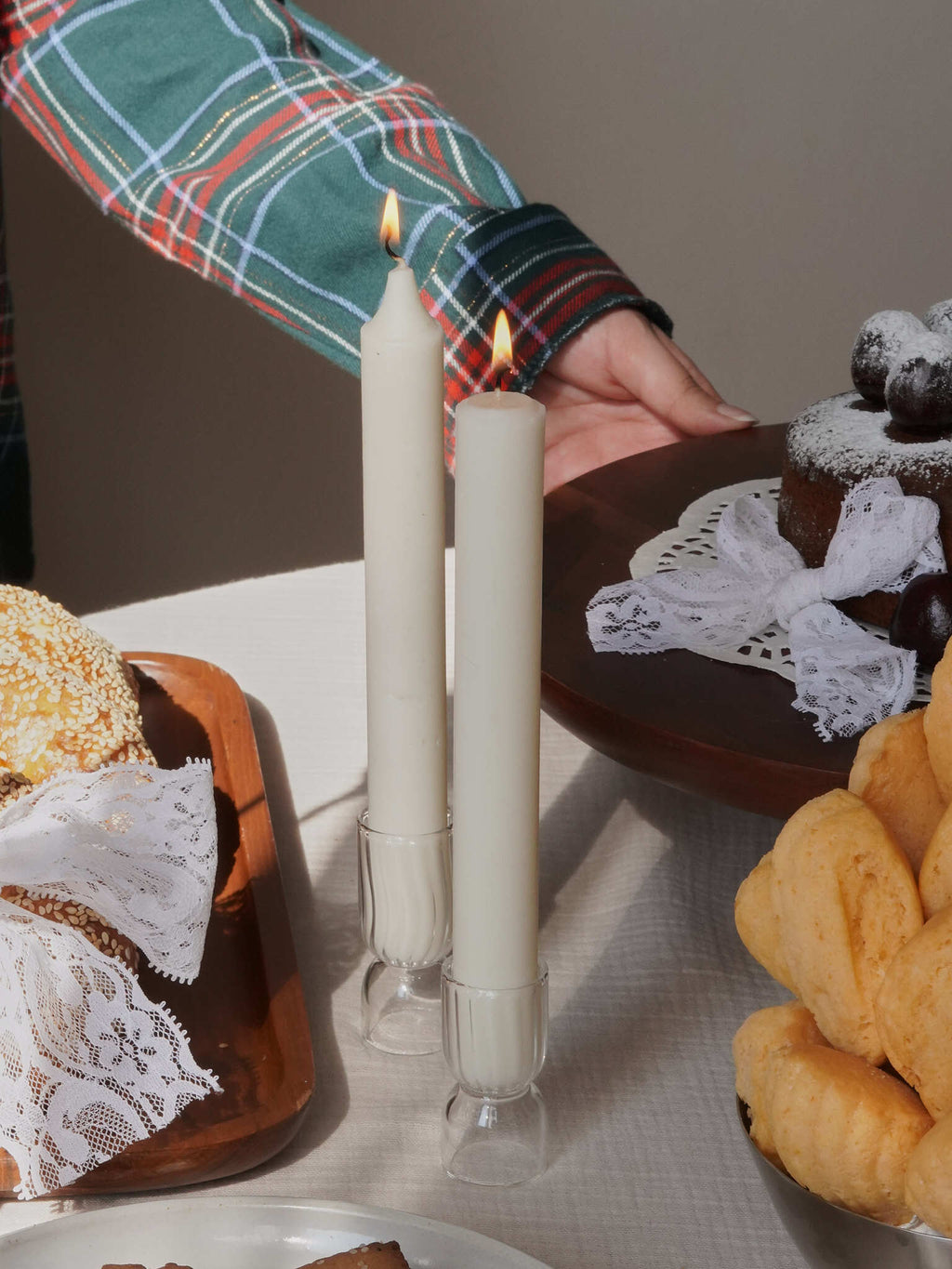 Kira Dinner Candle Holder, Set of 2