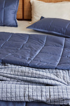 Dusk Sateen Box Comforter with Matelasse Coverlet