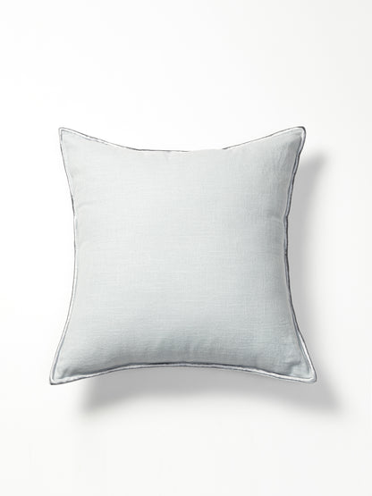 Embroidered Cushion Cover, Angelic Blue