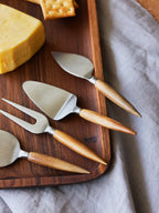 Cheese Knives Set of 4 Steel