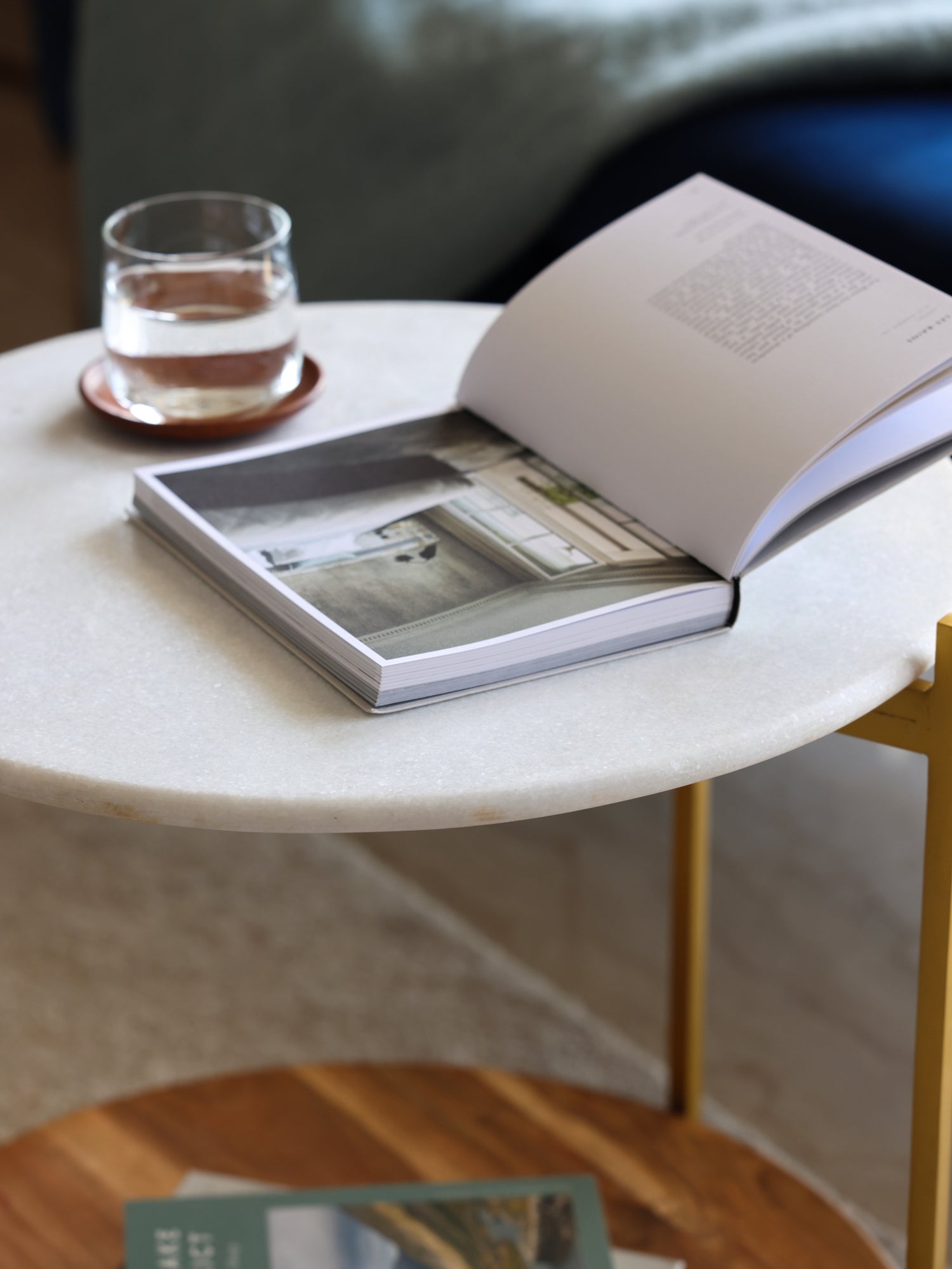 Modern corner table for living room