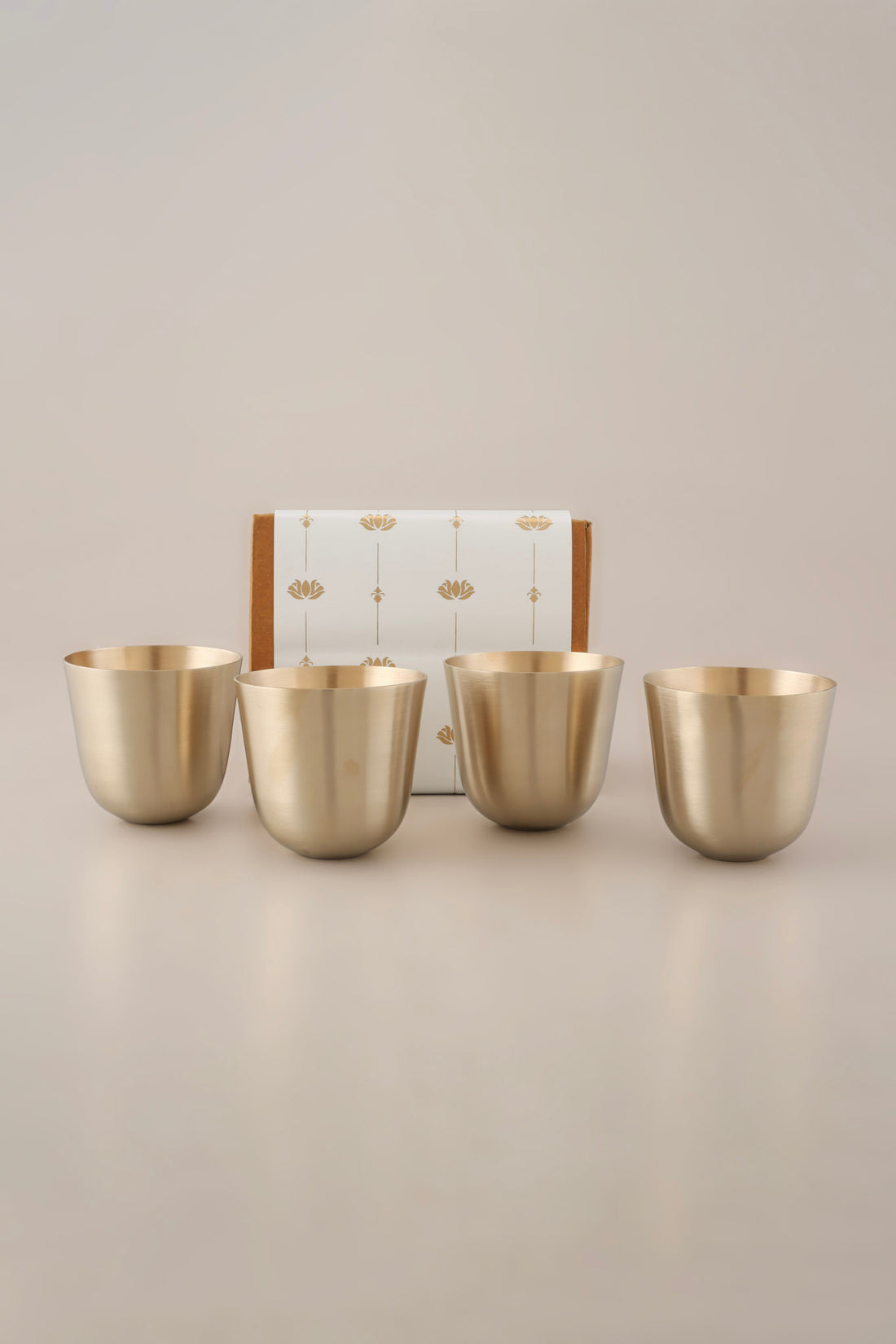 Fuji Brass Tumbler, Set of 2