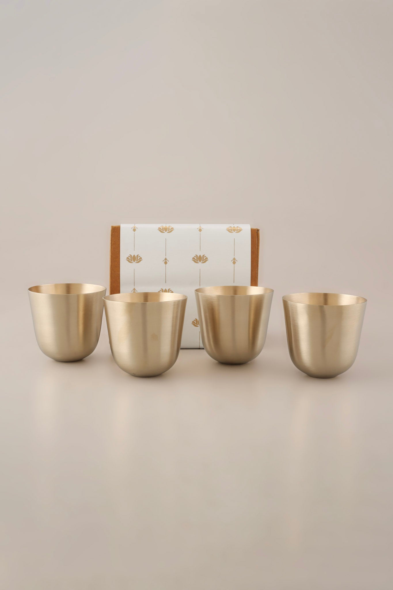 Fuji Brass Tumbler, Set of 2