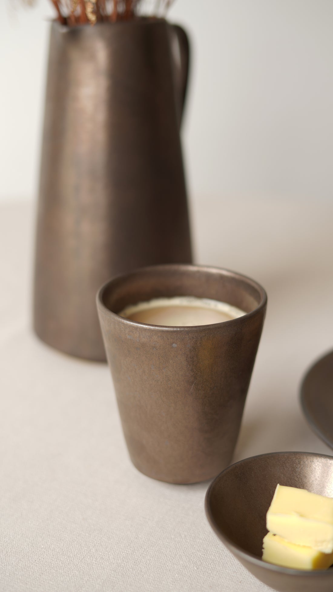 Fuji Ceramic Cappucino Cup/Tumbler, Set of 2