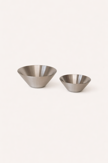 Fuji Stainless Steel Bowls, Set of 2