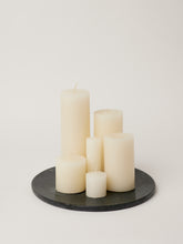 Green Marble Platter with Candles- Fleck