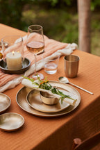 Luxe Kansa Snack Plate, 7.5"