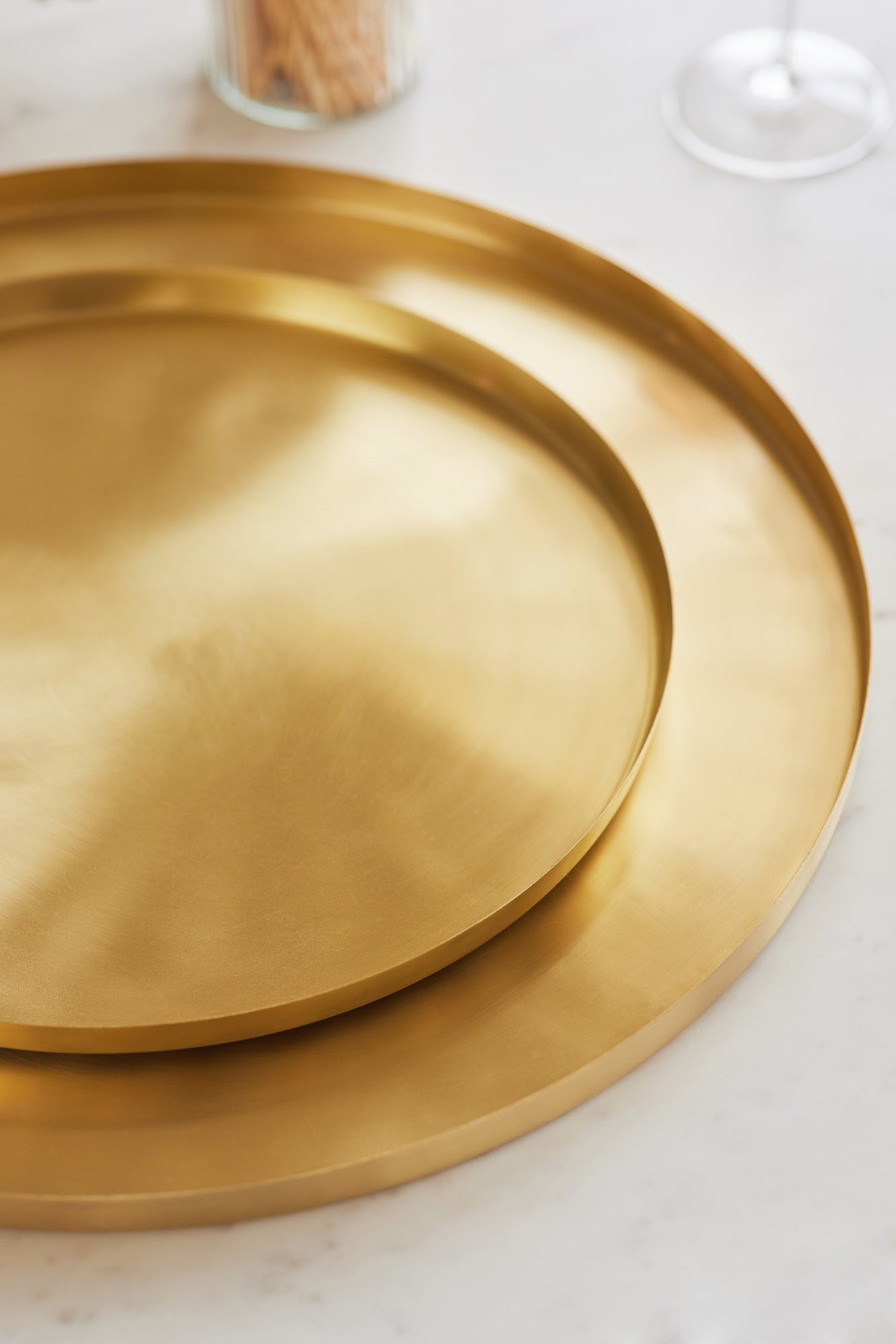 Heirloom Brass Serving Tray / Plate - Fleck