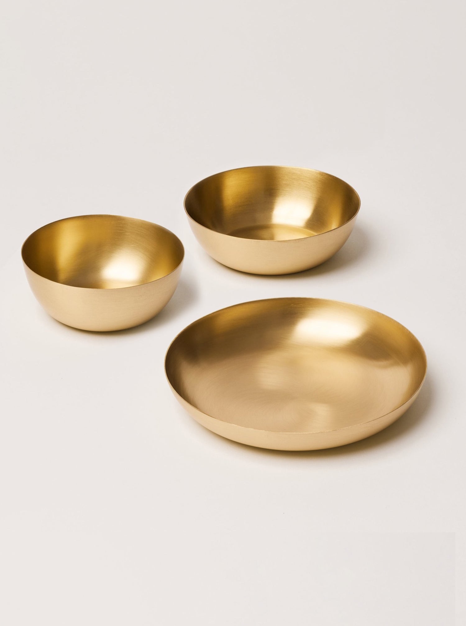 Heirloom brass bowls set of 3
