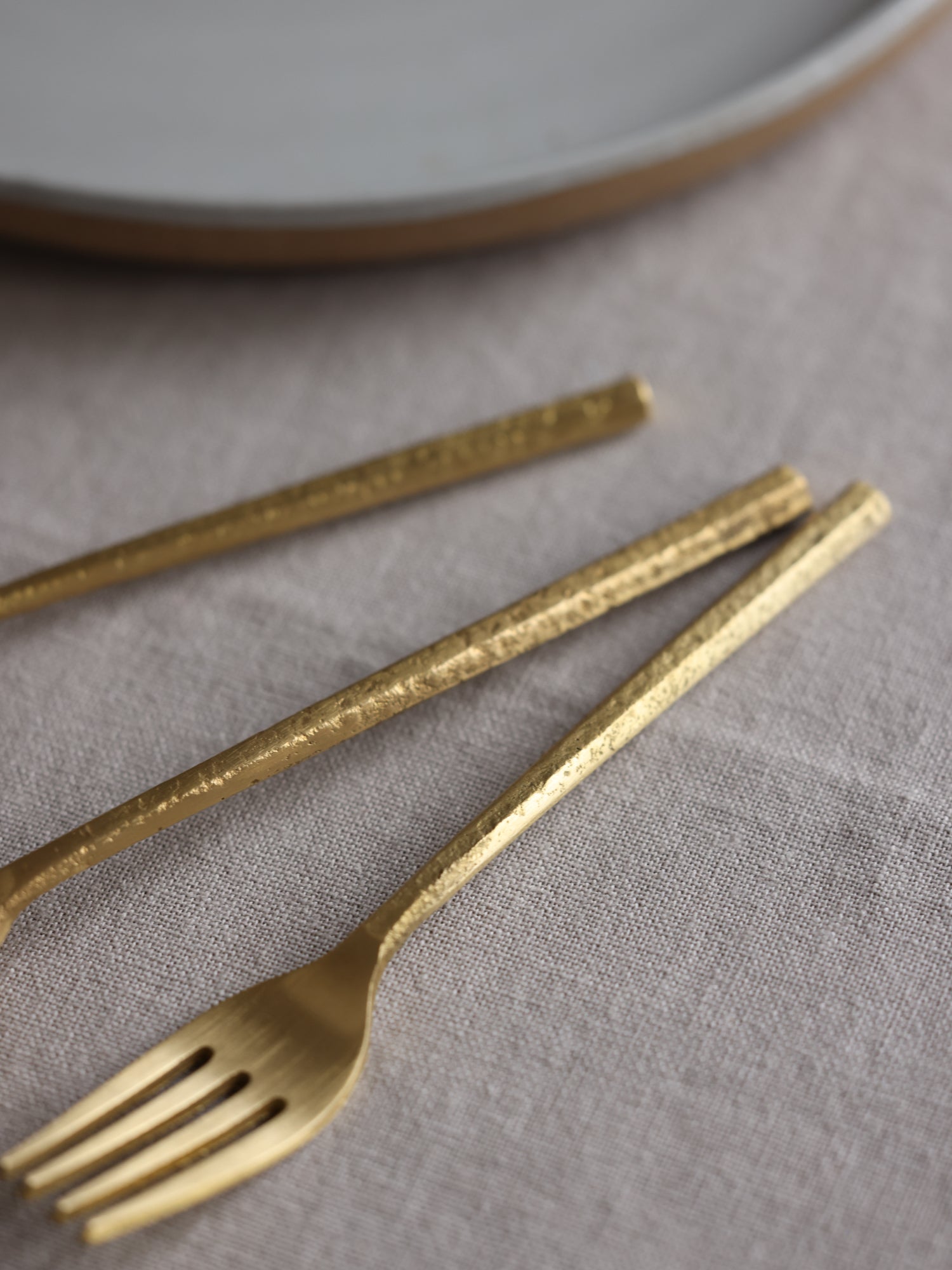 Roku Brass 5 Piece Cutlery Set