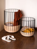 Cabo Natural Rattan Baskets - Fleck