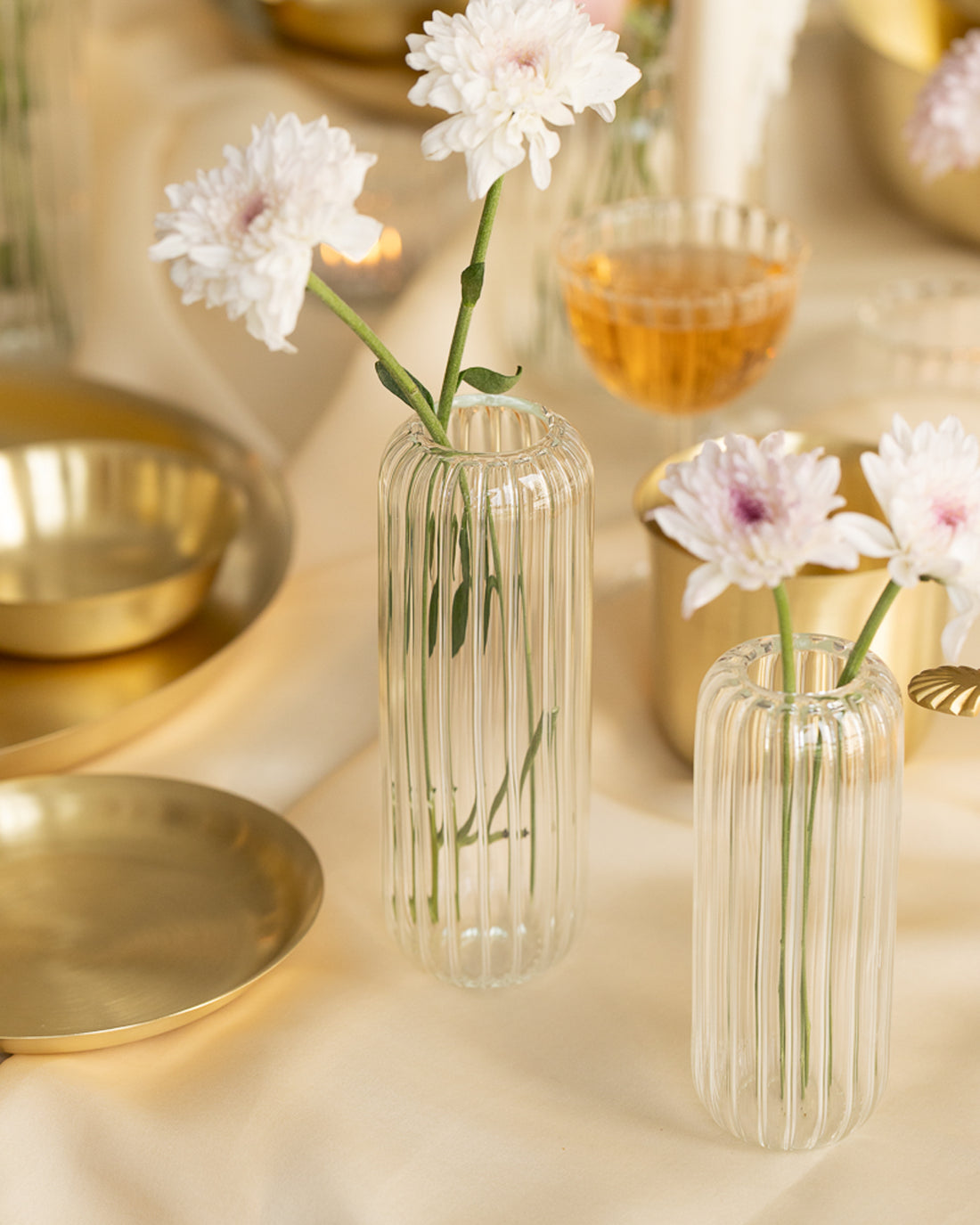 Kira Glass Tall Bud Vase, Large