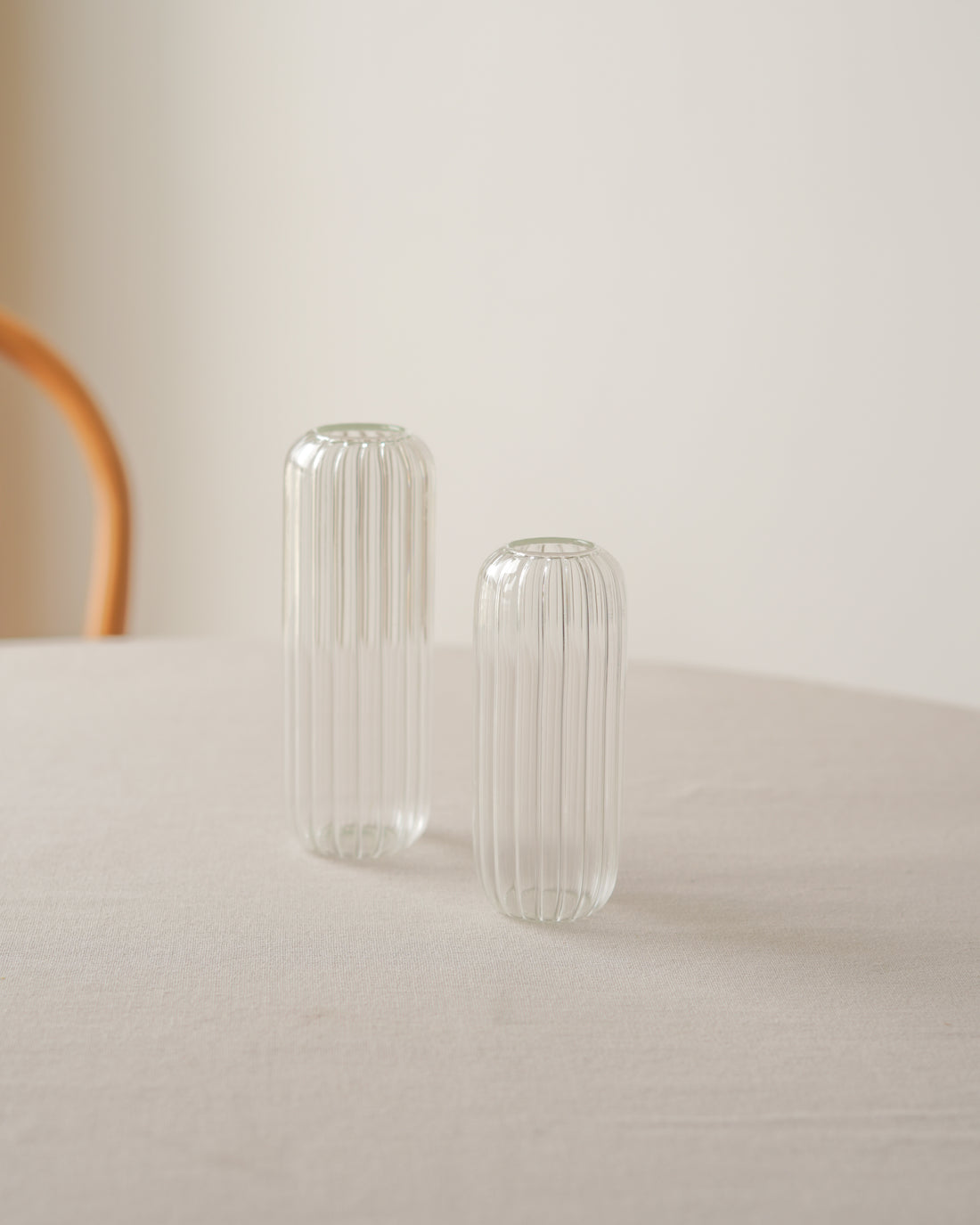 Kira Glass Tall Bud Vase, Small