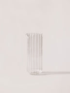 fluted glass pitcher set